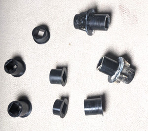 8 Spacer lot Lazy Boy La Z Recliner slide end Cap bar part Base washer plastic