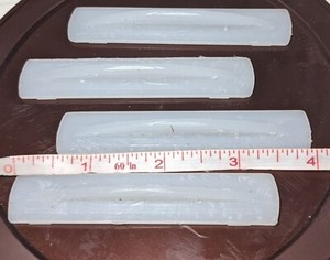 Set of 4 Lazy La-z-boy Rocker Recliner plastic foot pad part 1" lazyboy lazboy